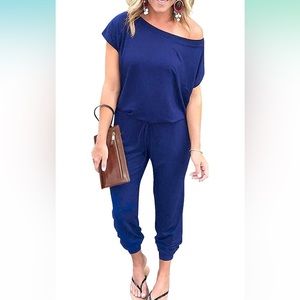 Women’s PRETTYGARDEN Blue Jumpsuit Size S